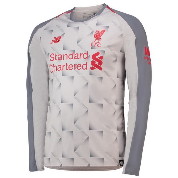 Tailandia Camiseta Liverpool 3ª ML 2018-2019 Blanco